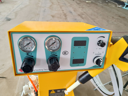 50W静電気の粉の噴霧機械頭上式のコンベヤーのコーティング ライン