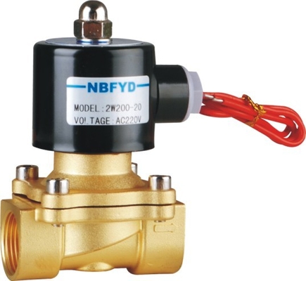 2W200-20 真鍮水中圧電磁弁 110V CE 認定