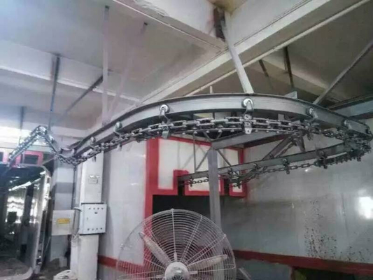 Encolsed トラック チェーンのための 1.5KW 頭上式のモノレールのコンベヤー システム車輪のトロリー