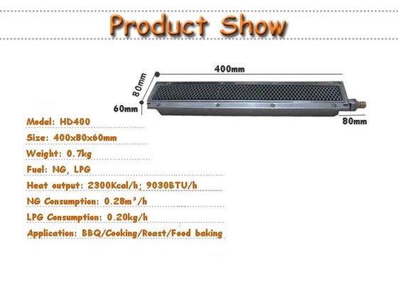 ロティサリー BBQ グリル ガスバーナー LPG 赤外線 20% ガス節約