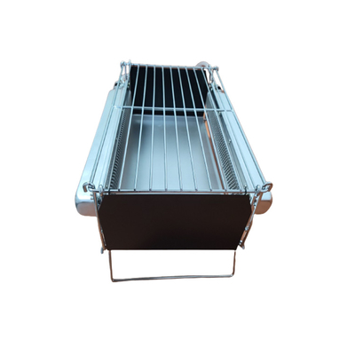 2PCSバーナーの折り畳み式赤外線ガスBBQのグリルのキャンプの無煙ポータブル