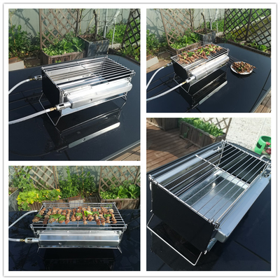 折る屋外の携帯用BBQのグリルの赤外線ガス・バーナーのステンレス鋼