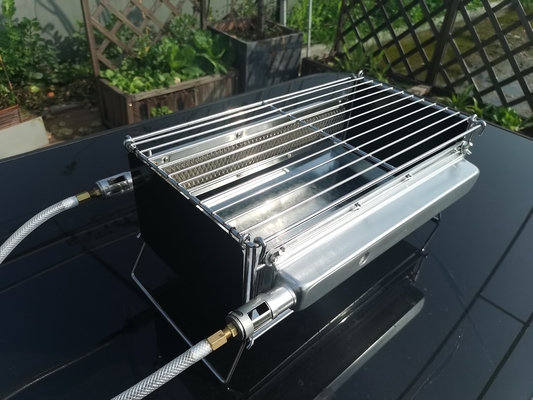 BBQのための赤外線触媒作用バーナーが付いている省エネの携帯用ガスのグリル