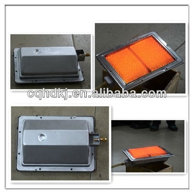 Shawarma HD220のためのFlameless陶磁器の触媒作用Bbqバーナー220*170MMの2.94KWガスの赤外線