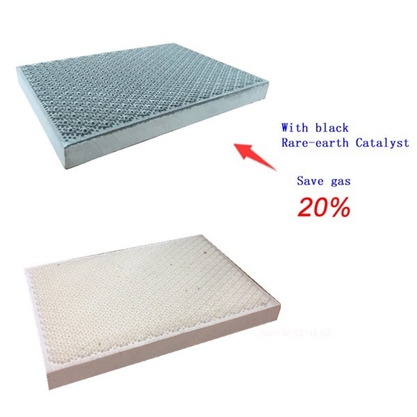 菫青石のアルミナの陶磁器のヒーターの版の赤外線蜜蜂の巣の版はガスを20%節約します