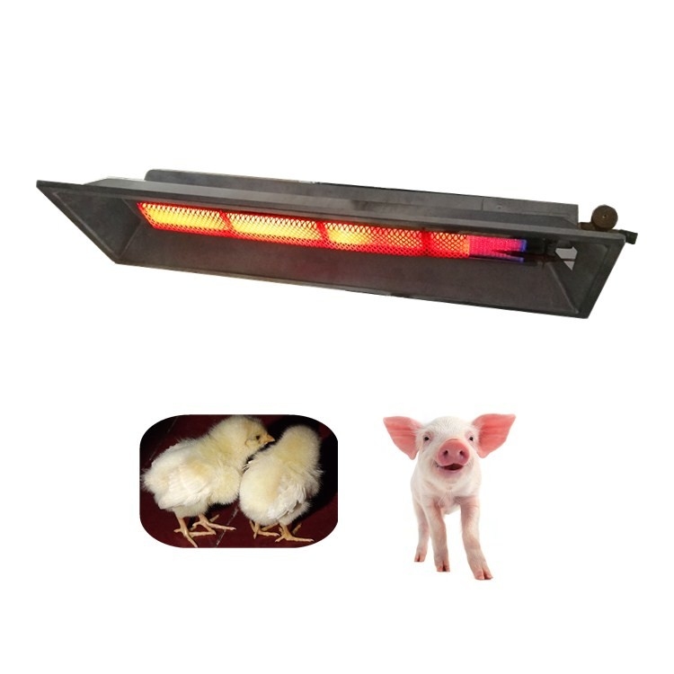 LPG家禽熱ランプ 2.8kg 効率的な熱分配のために 675*235*95mm